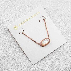 Kendra Scott White Mother-of-Pearl Necklace